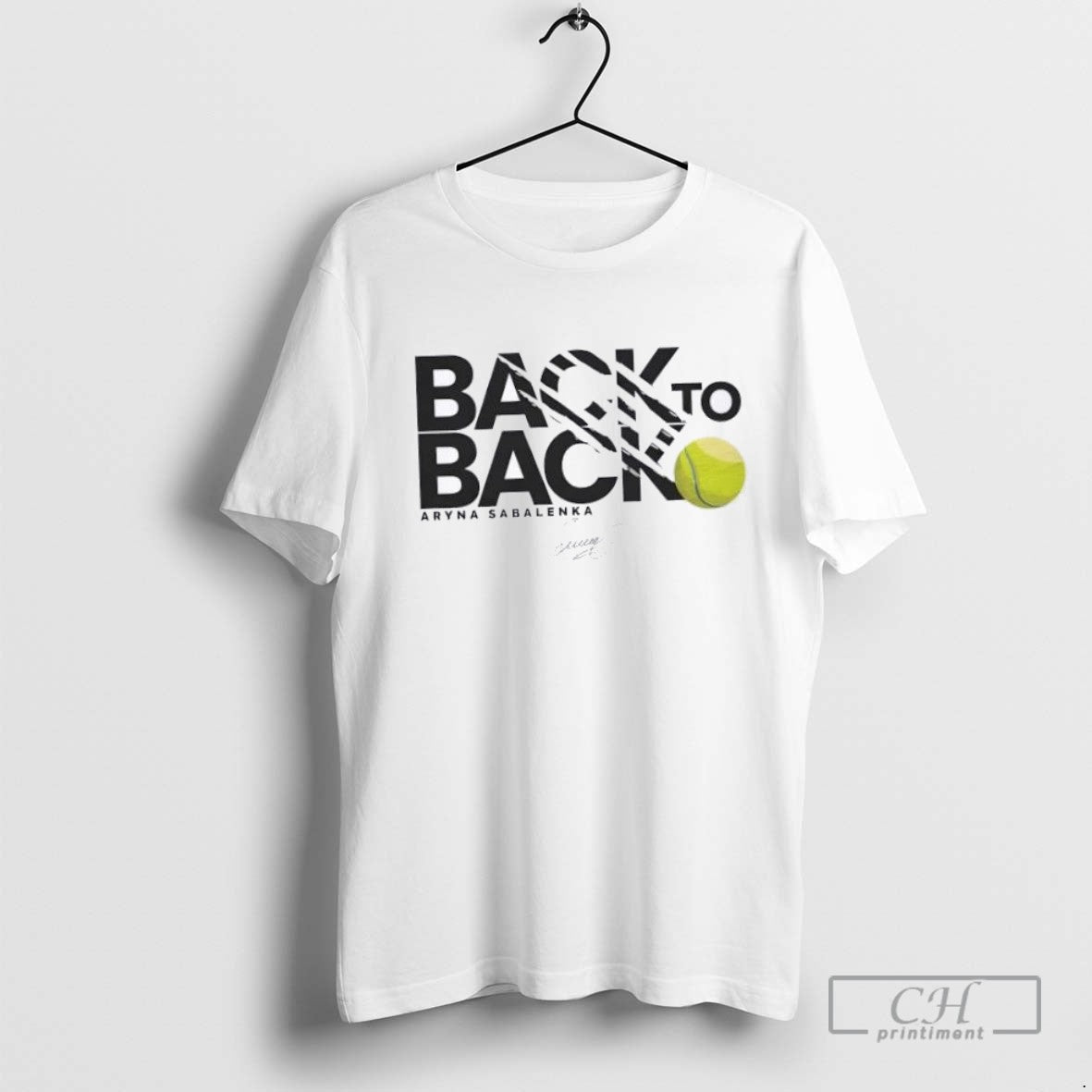 Aryna Sabalenka Back To Back Solid Signature