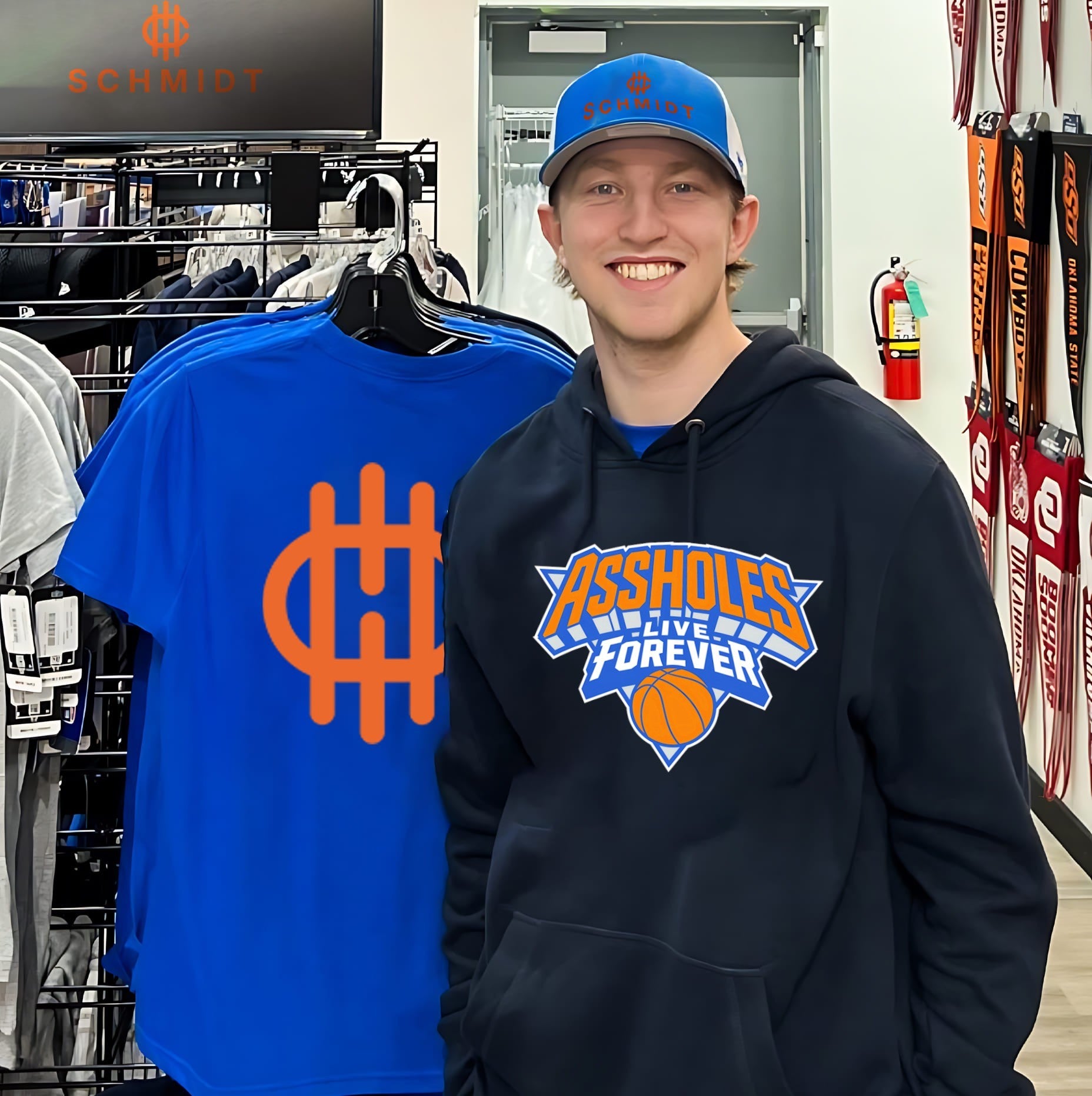 Assholes Live Forever New York Knicks logo shirt