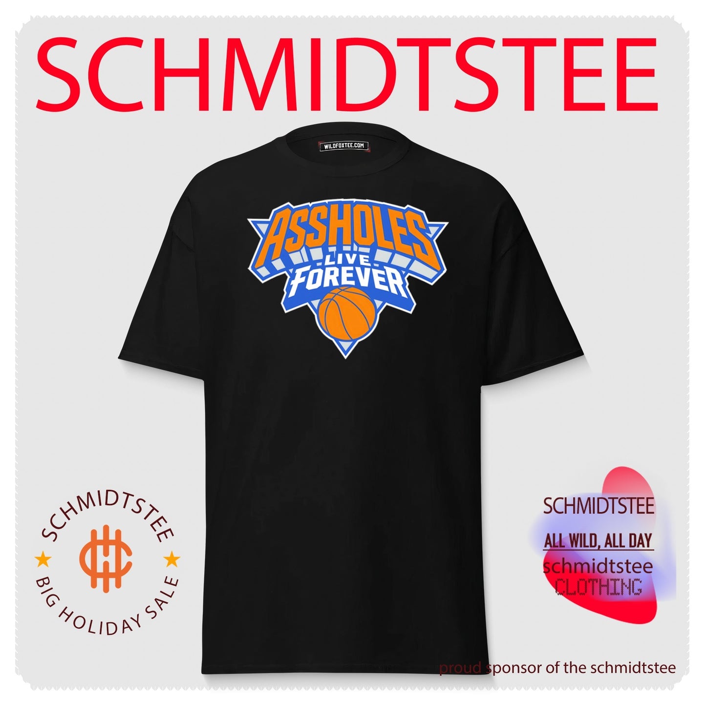Assholes Live Forever New York Knicks logo shirt