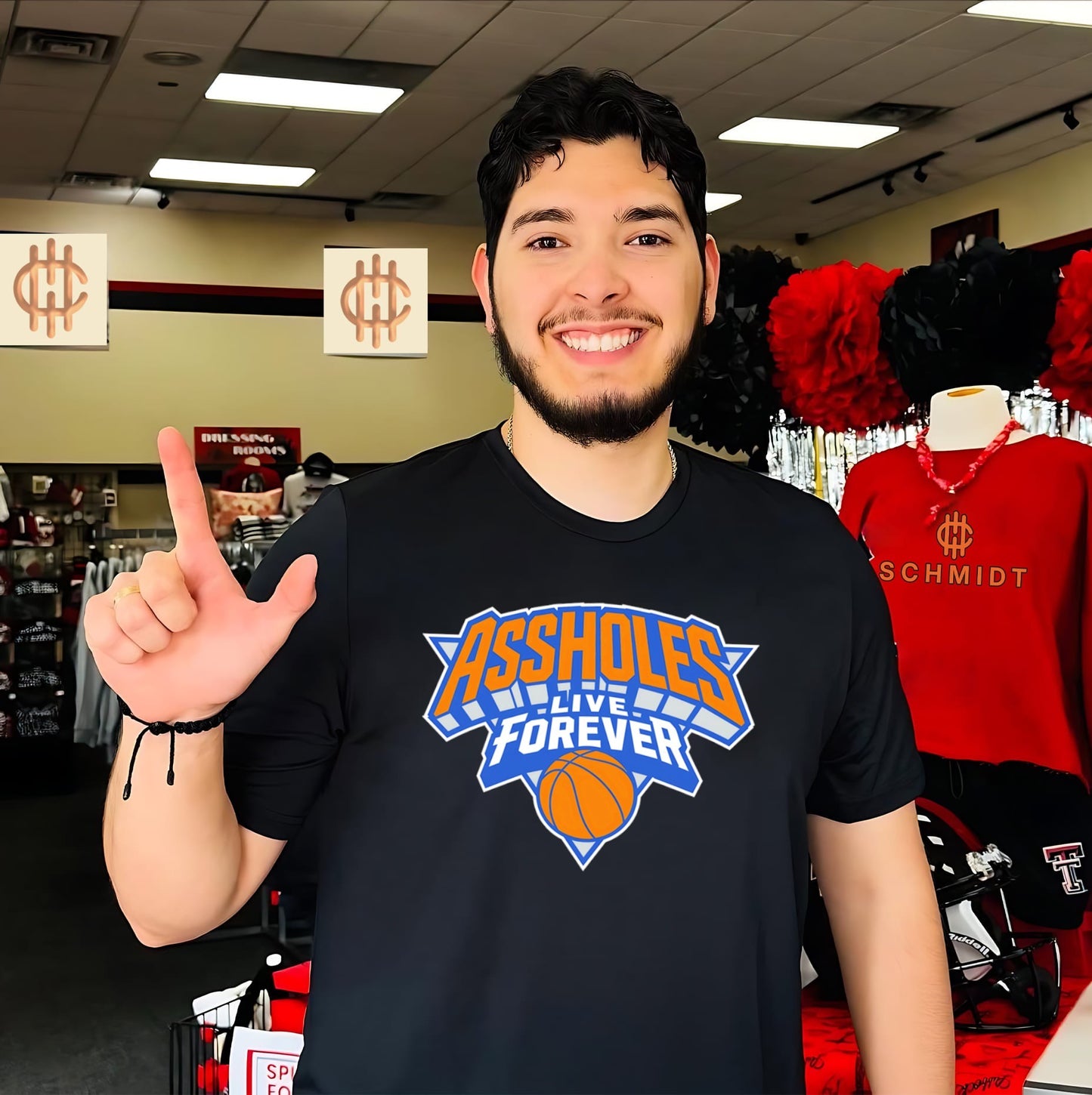 Assholes Live Forever New York Knicks logo shirt