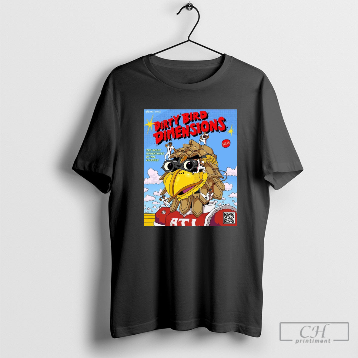 Atlanta Falcons Dirty Bird Dimensions The Great Adventures Of The Falcons Poster Shirt Sweater