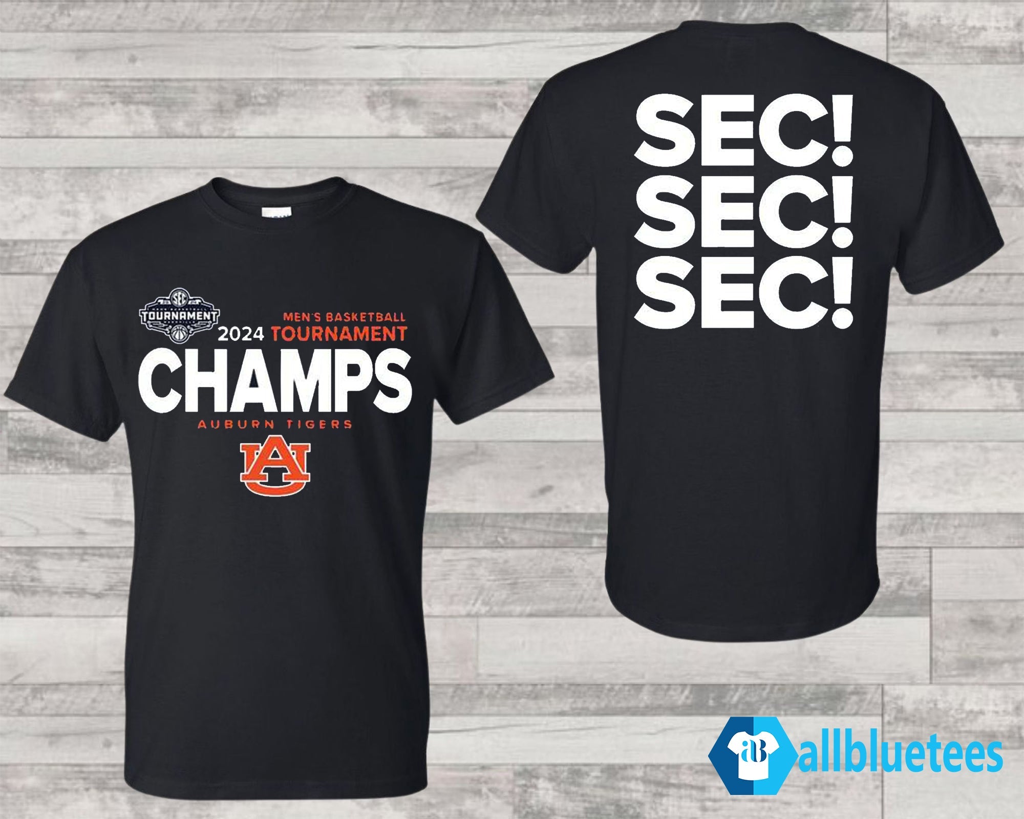 Auburn Basketball 2024 SEC Championship Shirt