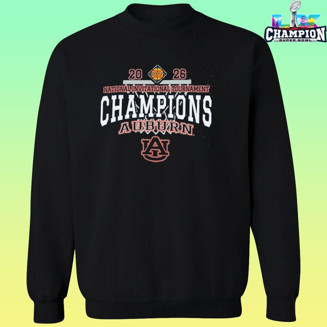 Auburn Tigers 2026 National Invitational Tournament Champions Shirt
