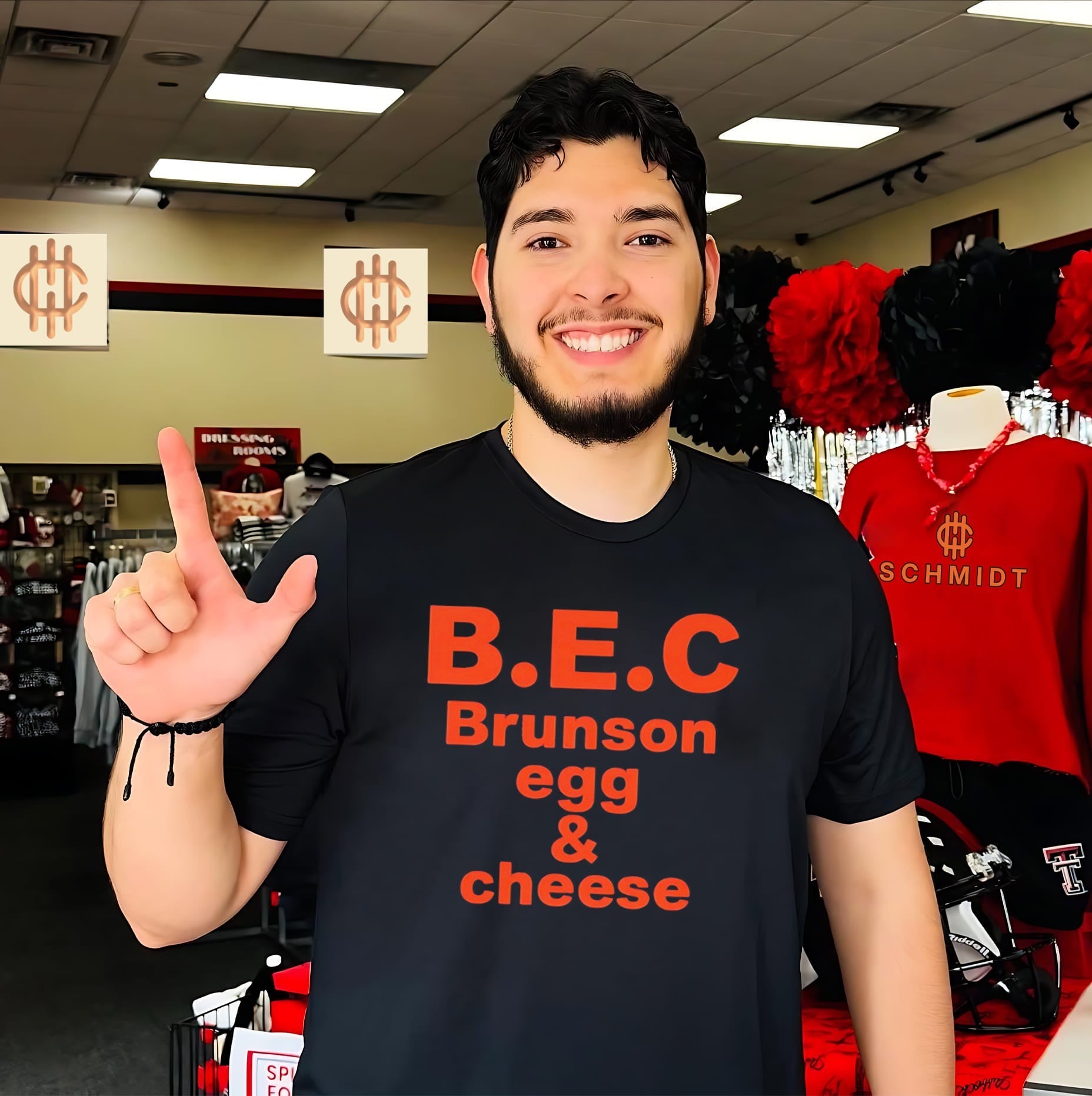 BEC Brunson egg and cheese New York Knicks shirt