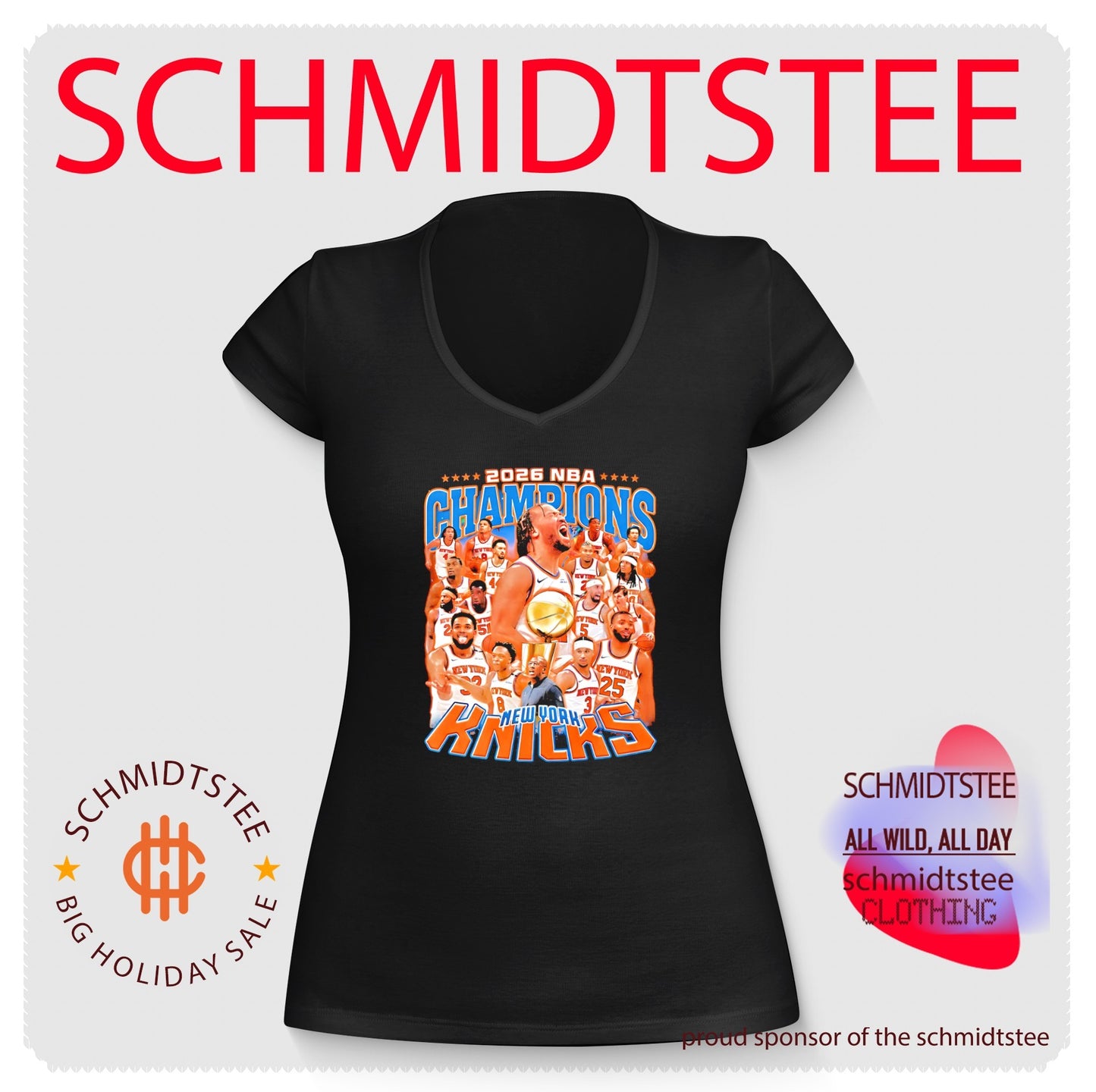 2026 NBA Champions New York Knicks graphic shirt