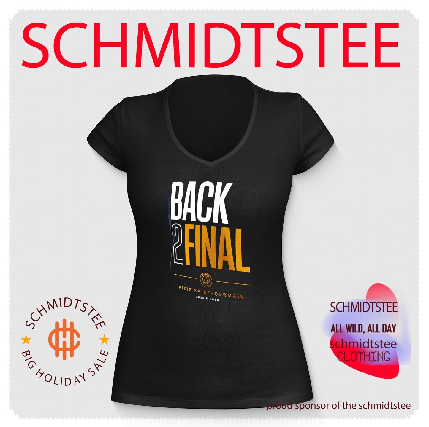 Back 2 final Paris Saint Germain 2025 2026 shirt