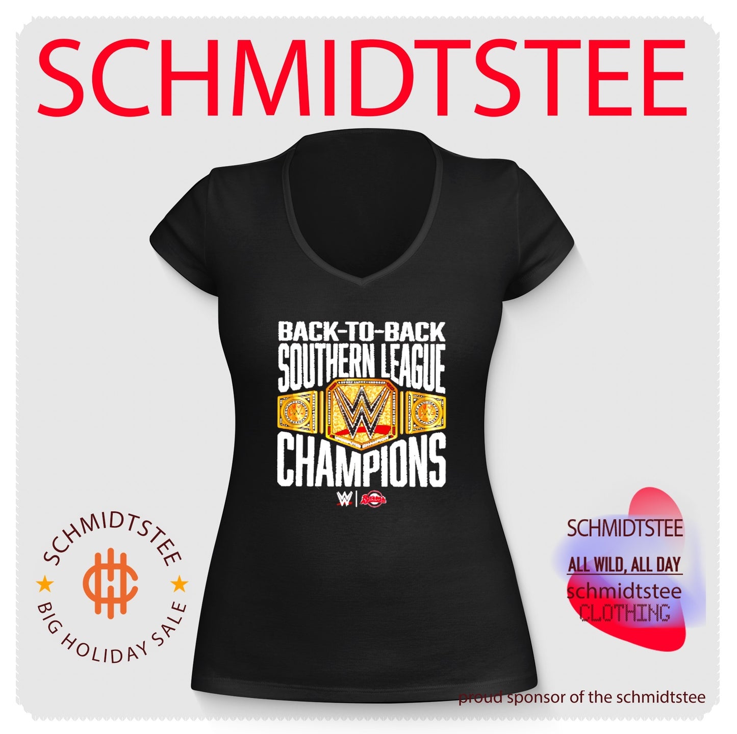 Back to back Southern League Champions WWE shirt