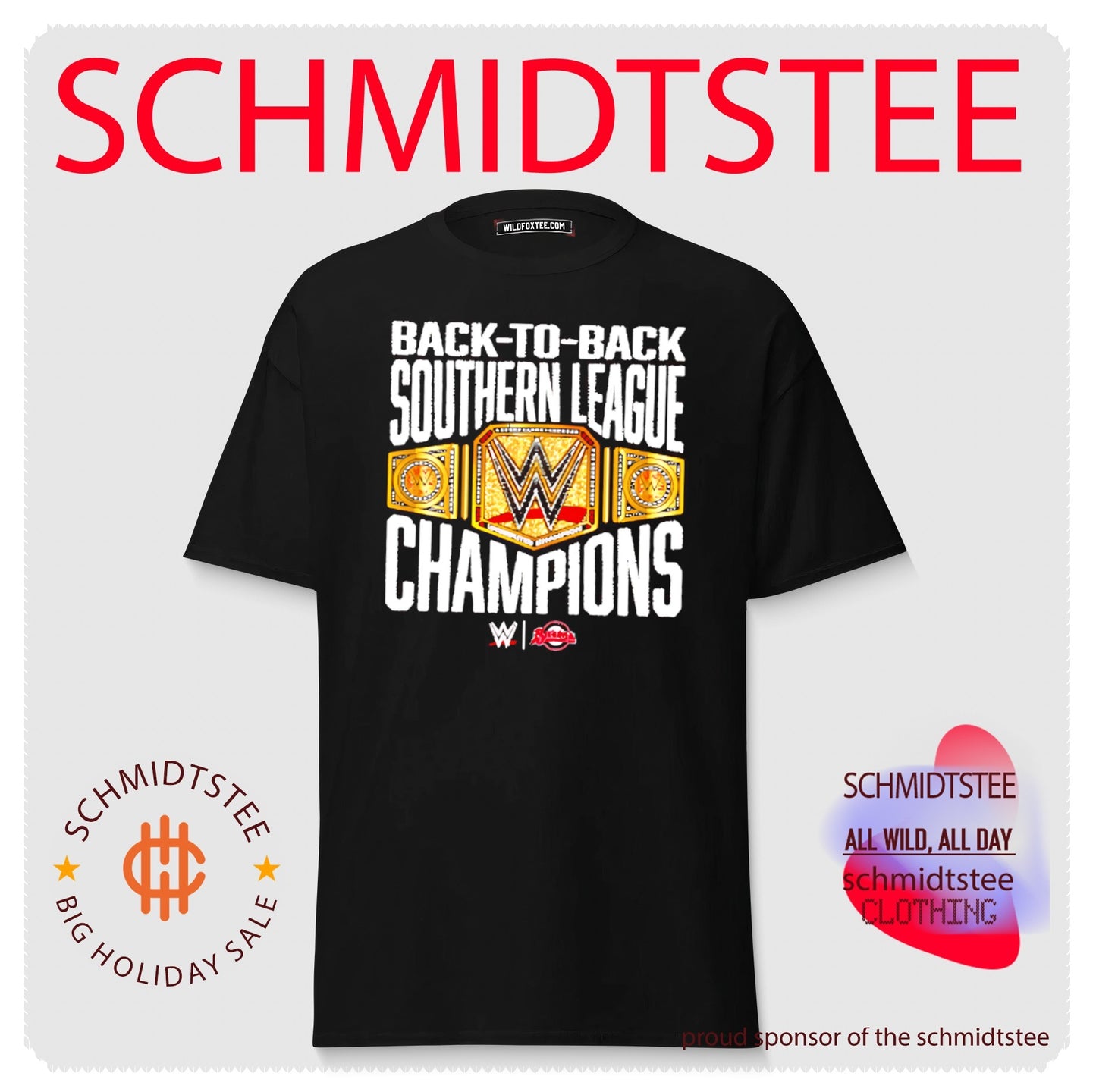 Back to back Southern League Champions WWE shirt