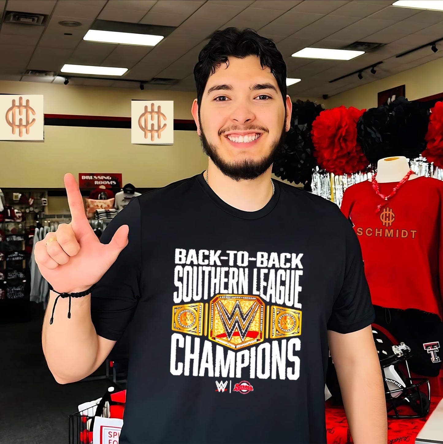 Back to back Southern League Champions WWE shirt