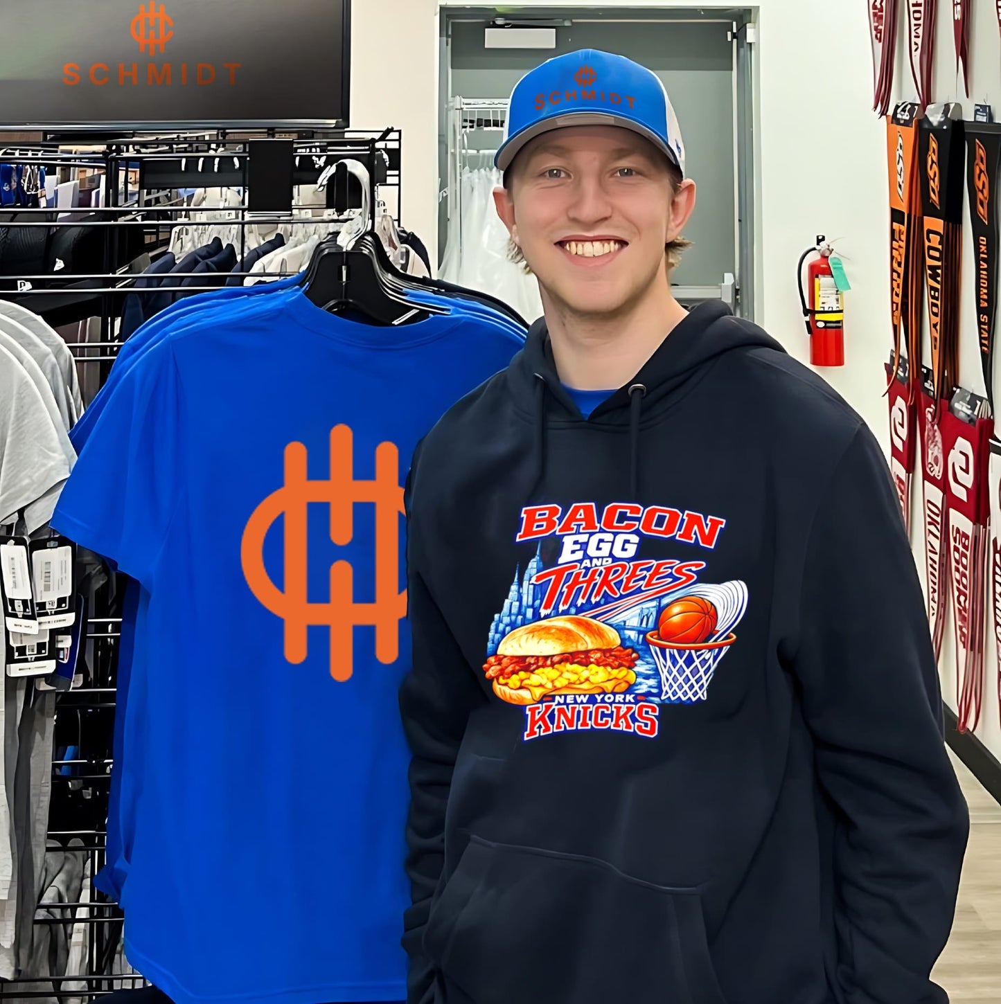 Bacon Egg And Threes Knicks Shirt