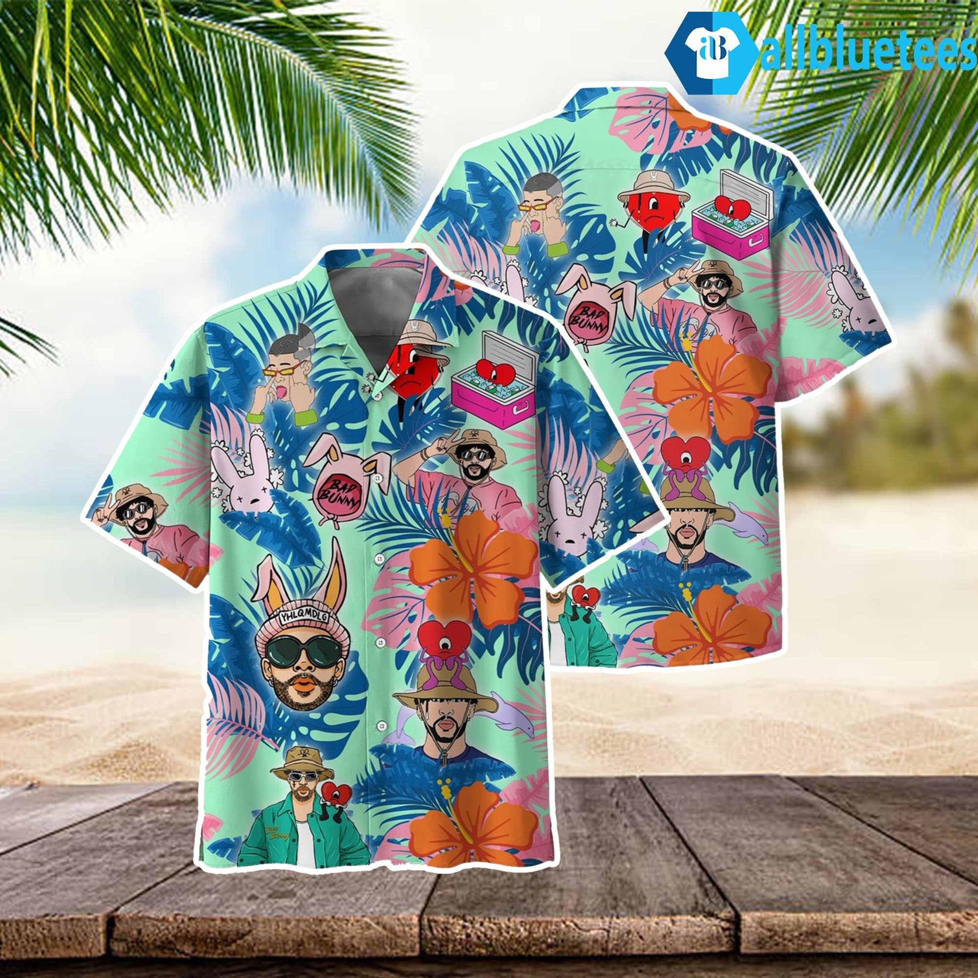 Bad Bunny Hawaiian Shirt