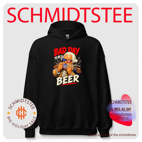 Bad Day To Be A Beer George Washington Patriotic shirt