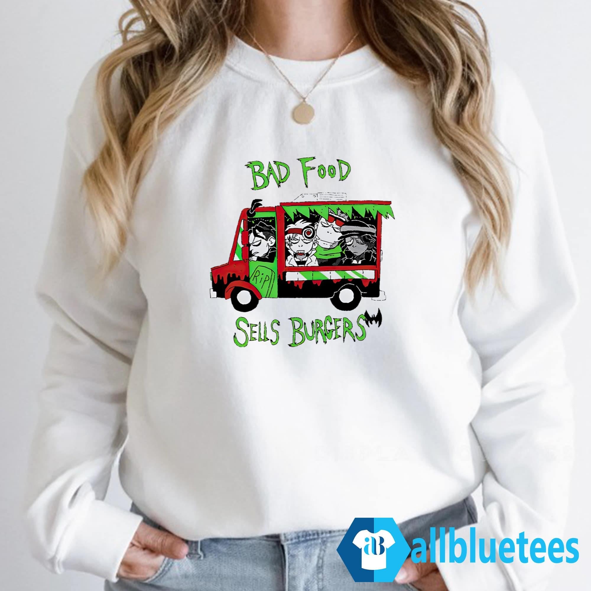 Bad Food Sells Burgers Zomburger Shirt