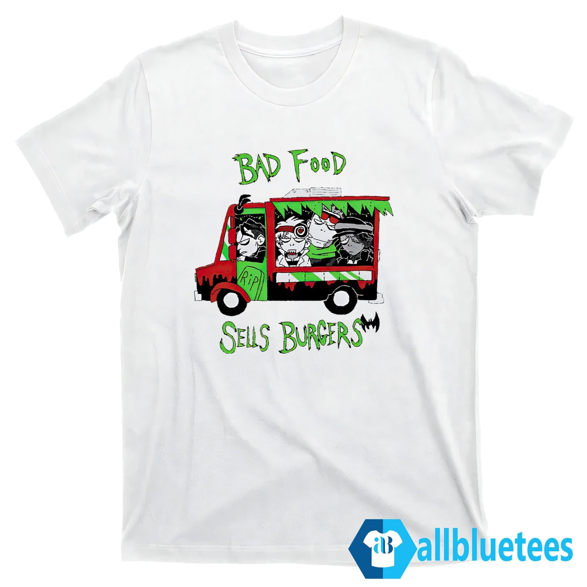 Bad Food Sells Burgers Zomburger Shirt
