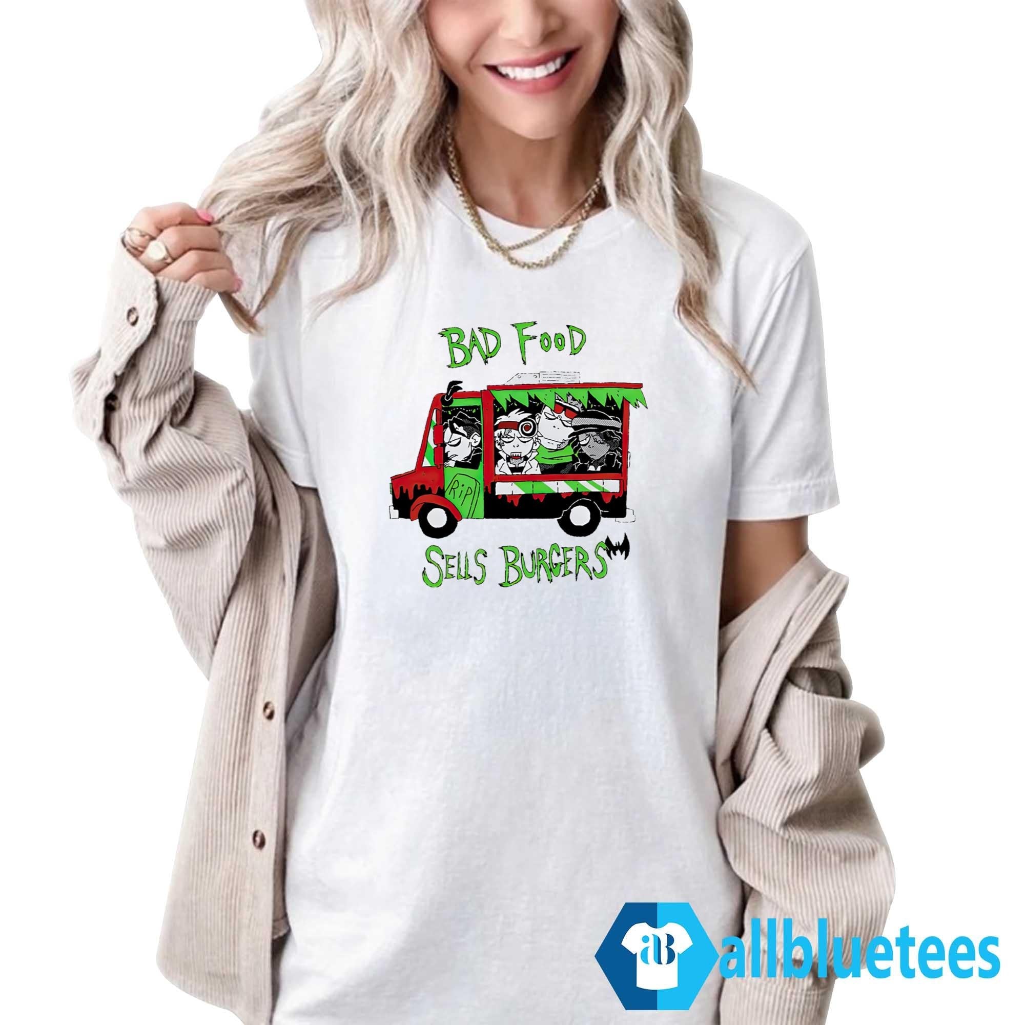 Bad Food Sells Burgers Zomburger Shirt
