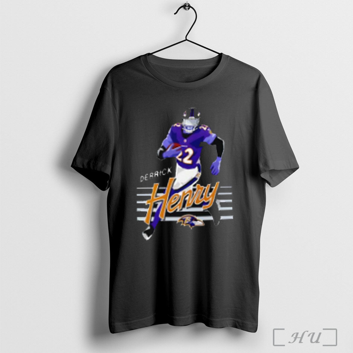 Baltimore Ravens Derrick Henry Player Graphic T Shirt