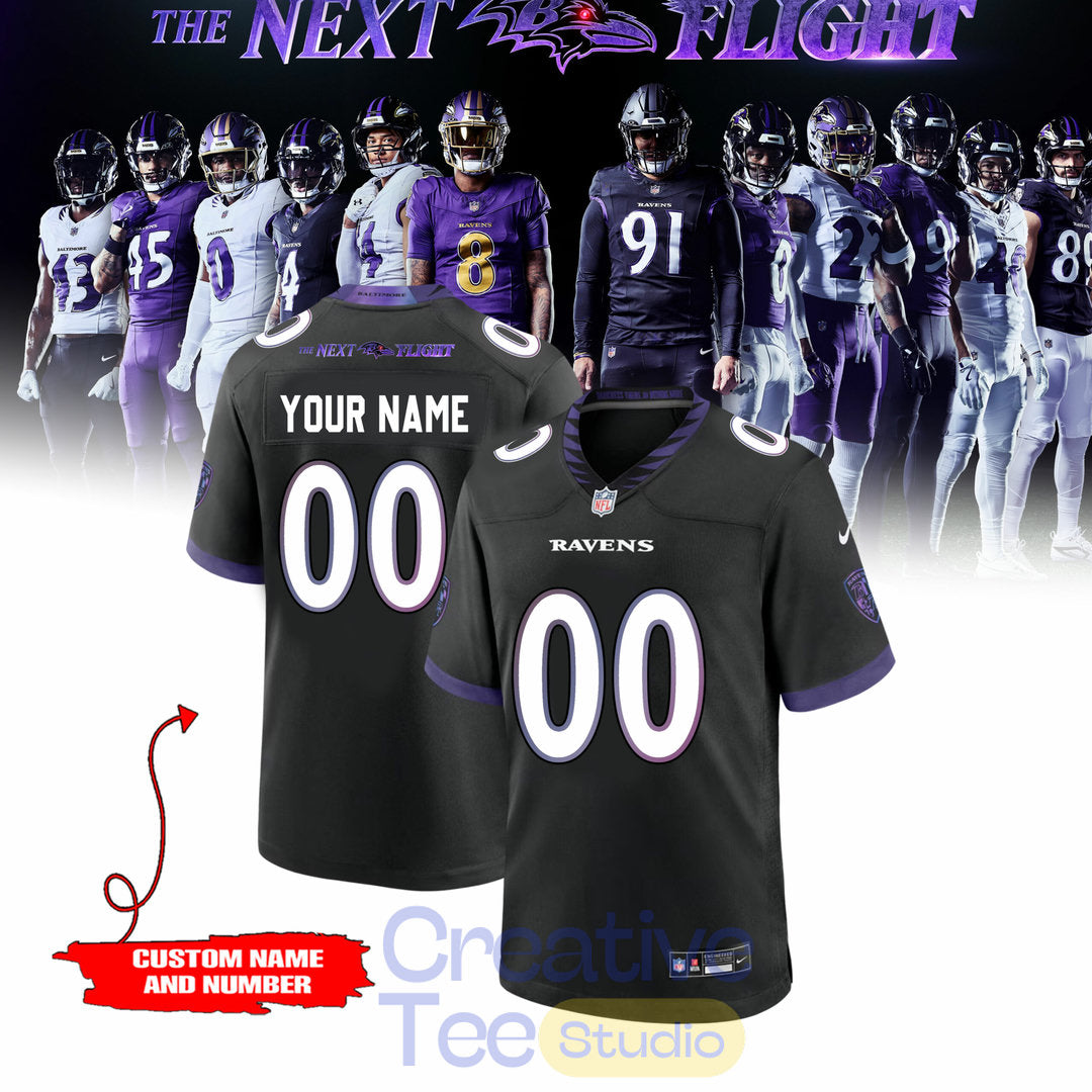 Baltimore Ravens “The Next Flight” Football Jersey