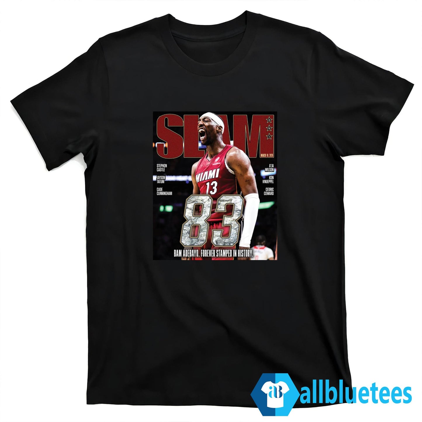 Bam Adebayo Forever Stamped In History Shirt