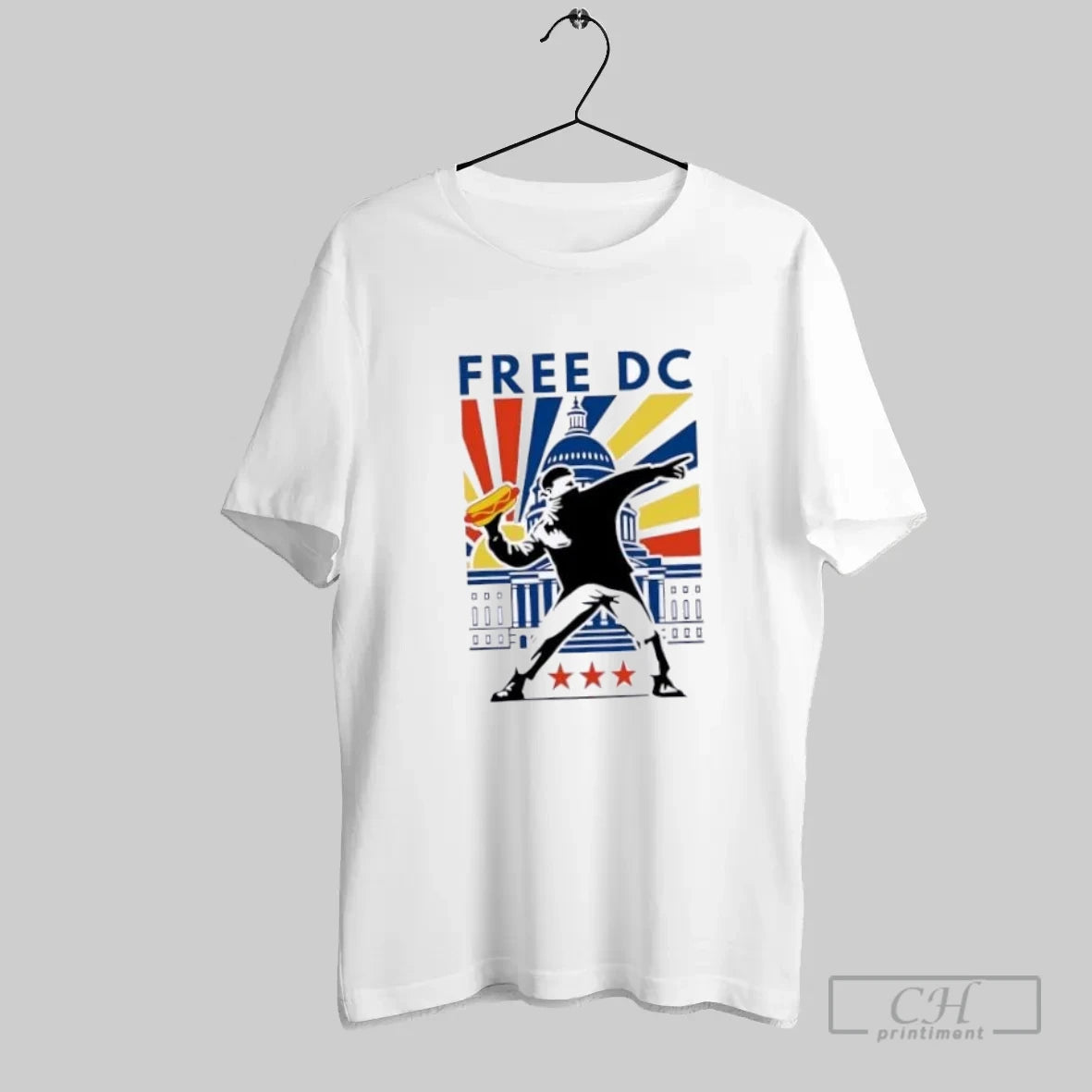 Banksy Inspired Free Dc Sandwich Thrower