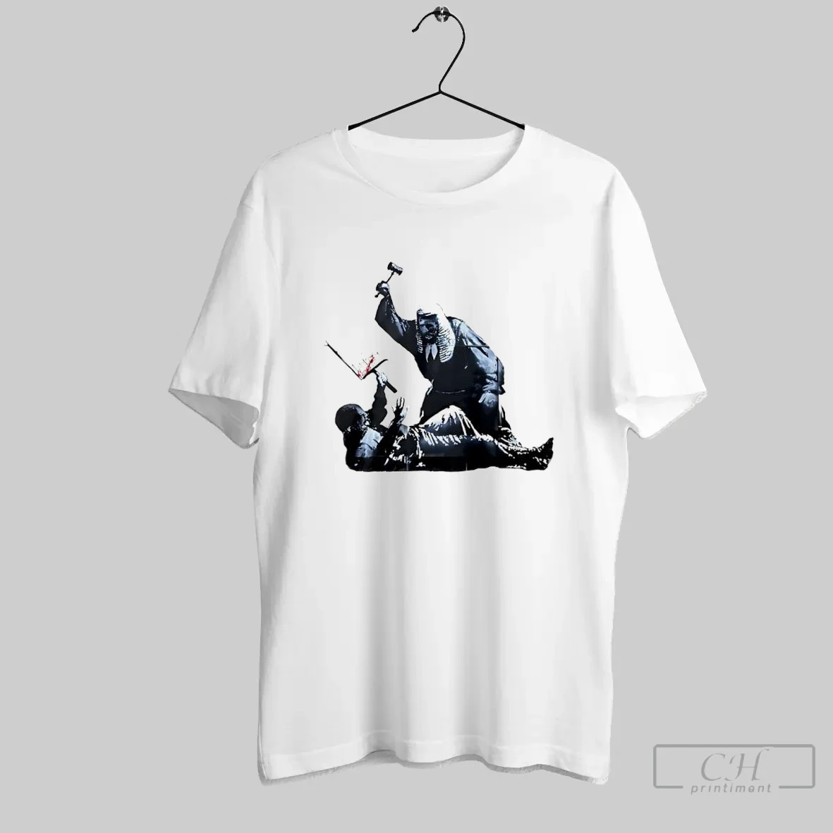 Banksy Judge Beating Protester Is Scrubbed From London T Shirt