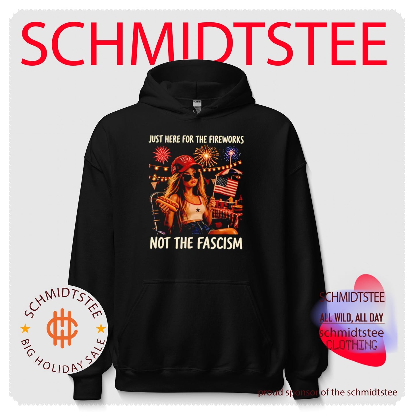 Barbie Doll Just here for the fireworks not the fascism shirt