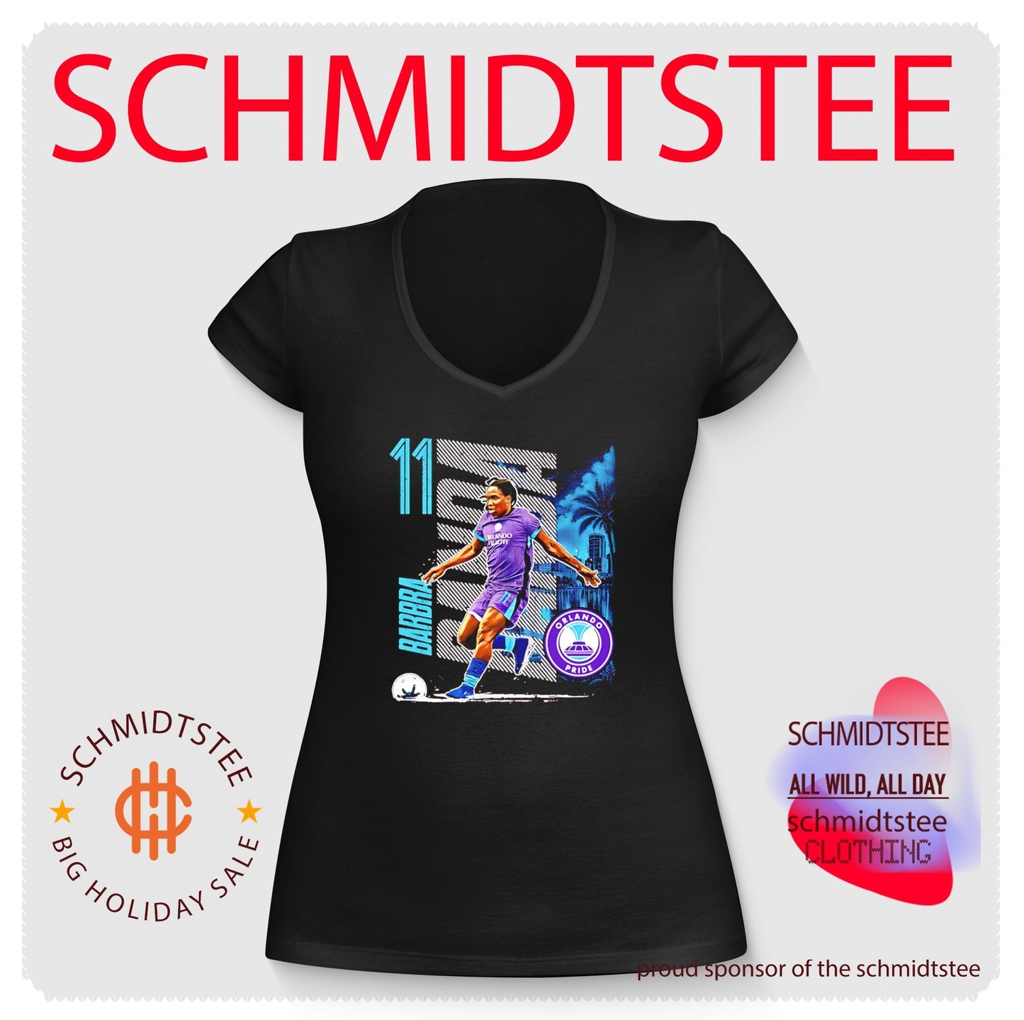 Barbra Banda Orlando Pride Skyline shirt