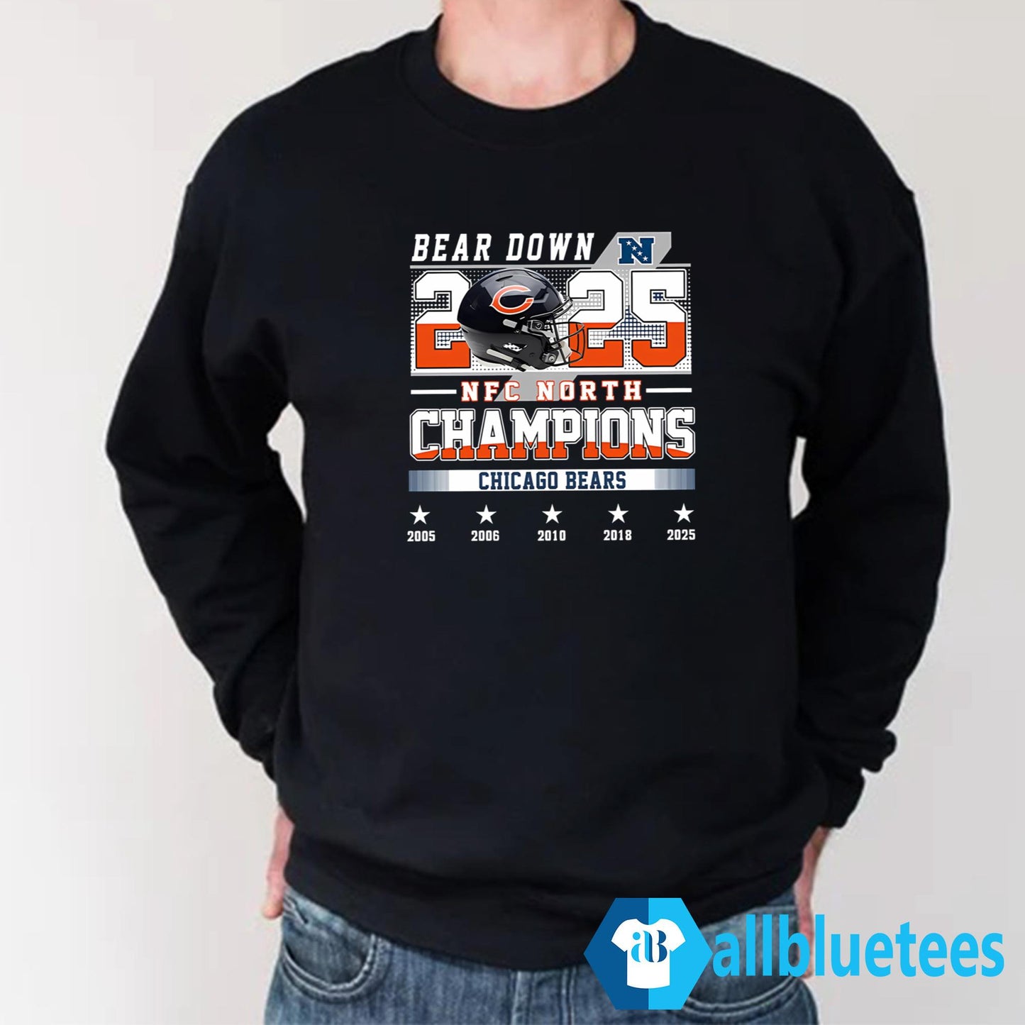 Bears Down 2025 NFC North Champions Shirt