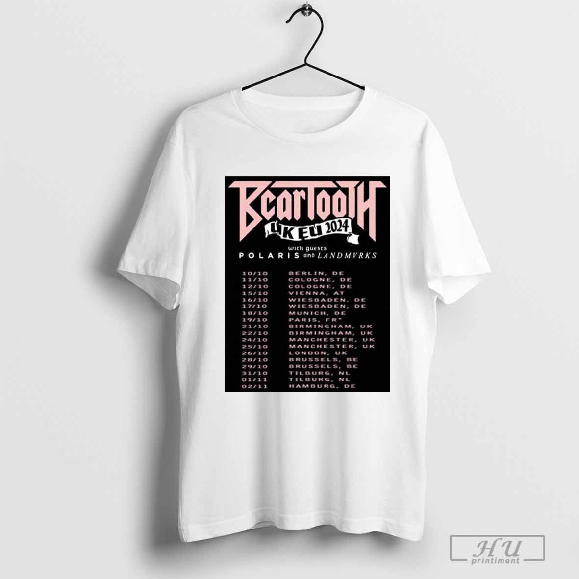 Beartooth Uk Eu With Polaris And Landmvrks Merchandise Tour