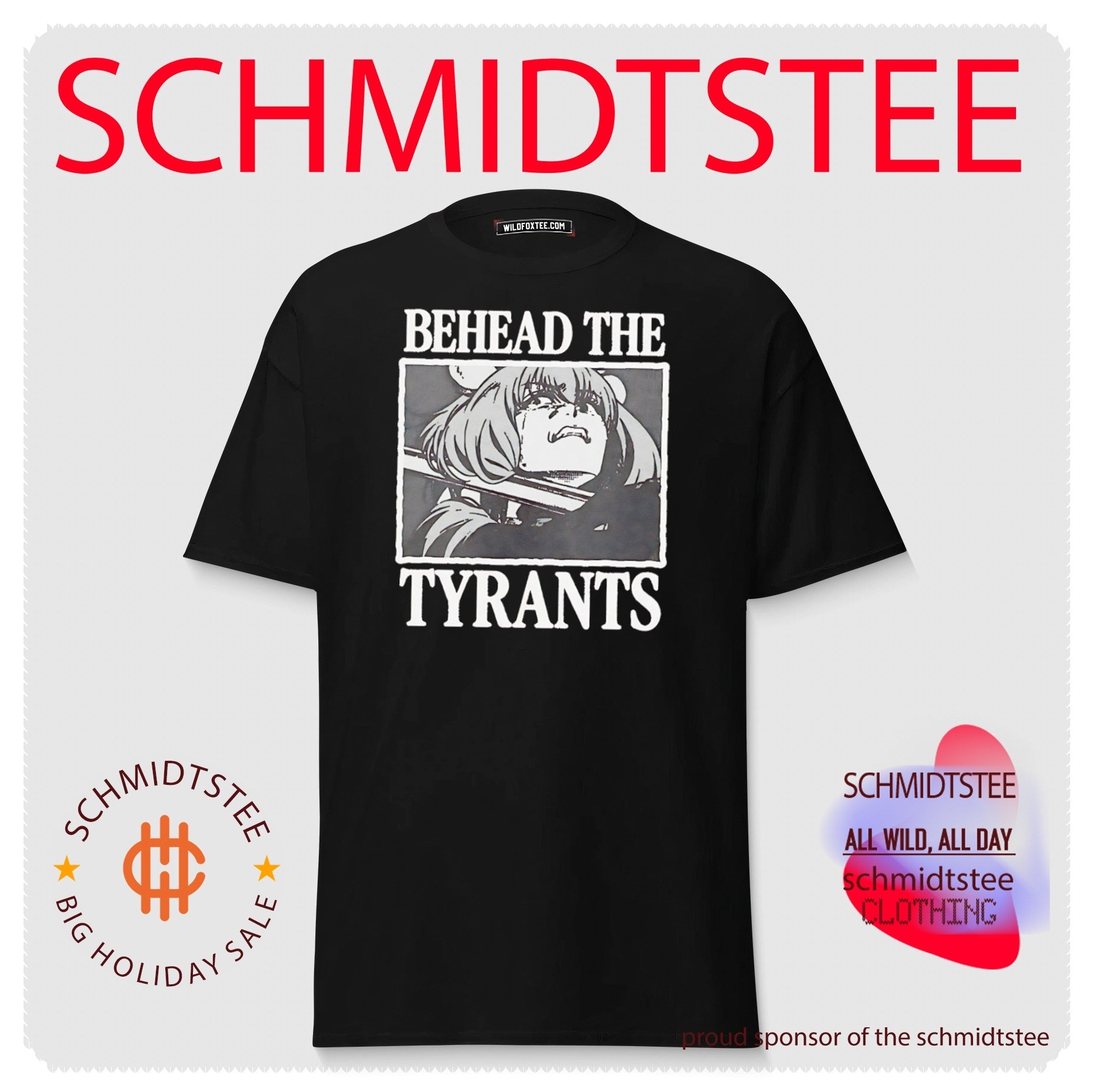 Behead The Tyrants cartoon shirt