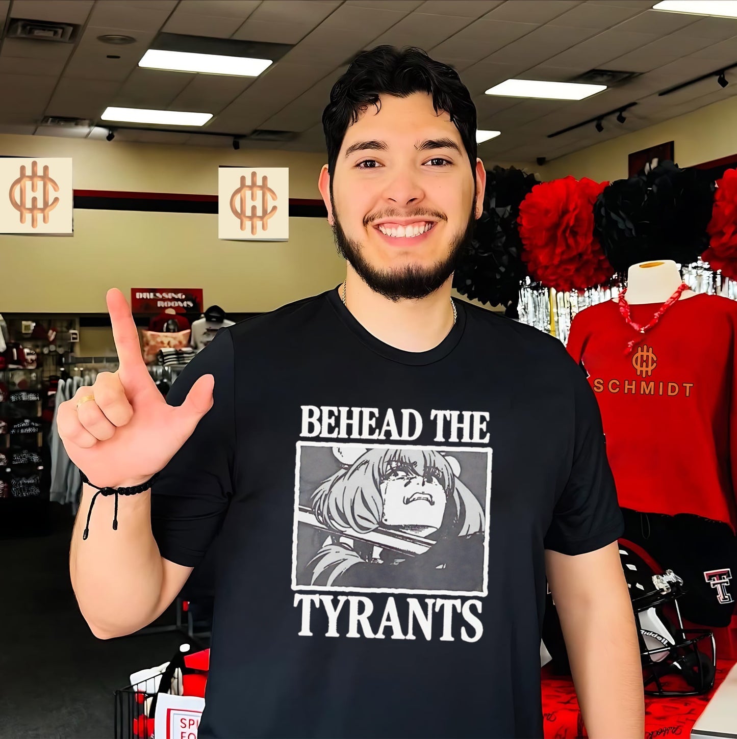 Behead The Tyrants cartoon shirt
