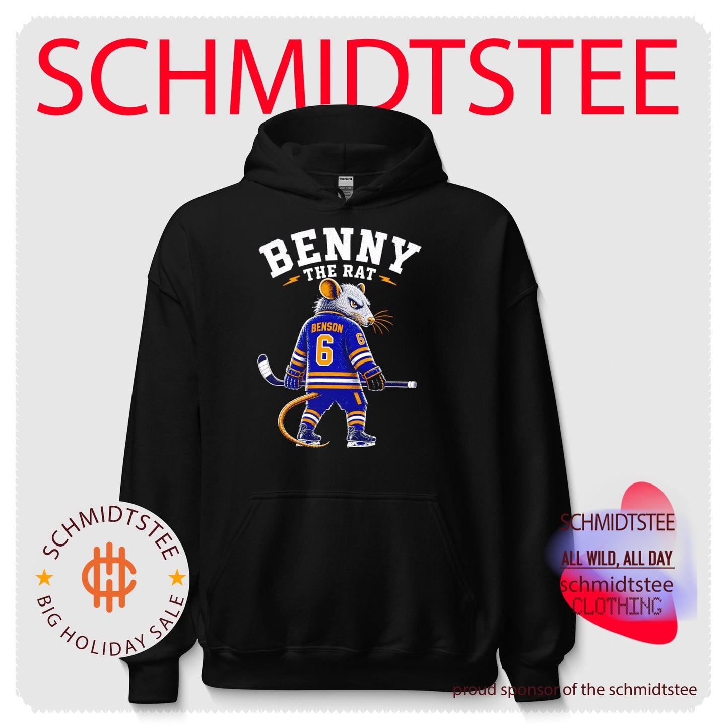 Benny the Rat Buffalo hockey shirt