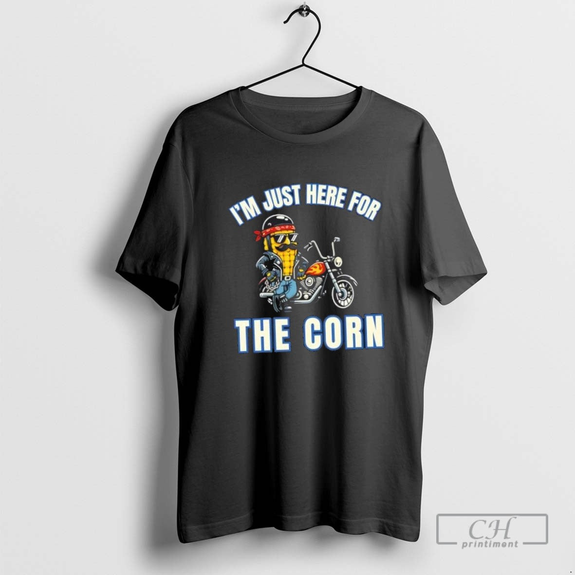 Biker Here For The Corn