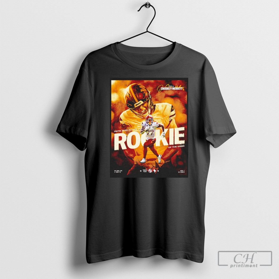 Bill Croskey Merritt Washington Commanders Rookie Of The Week Shirt Sweater