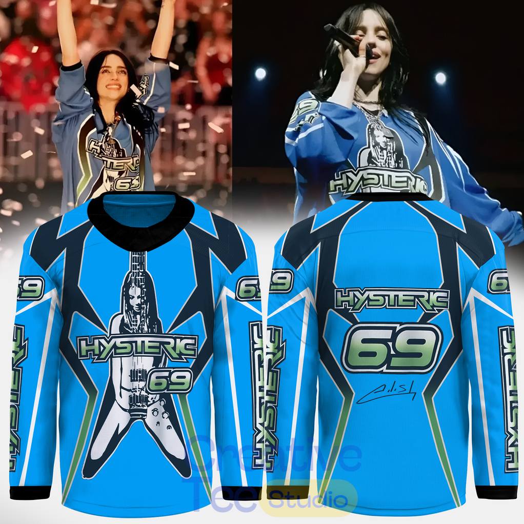 Billie Eilish “Hit Me Hard and Soft” Tour 2026 Special Hockey Jersey