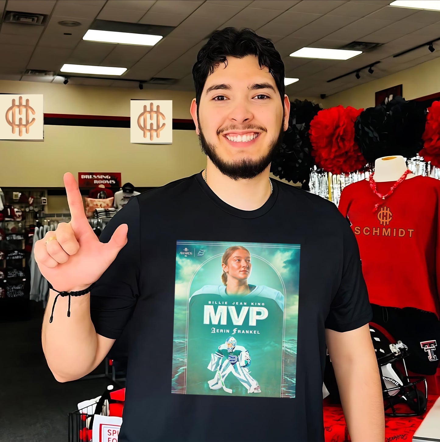 Billie Jean King Aerin Frankel the MVP shirt