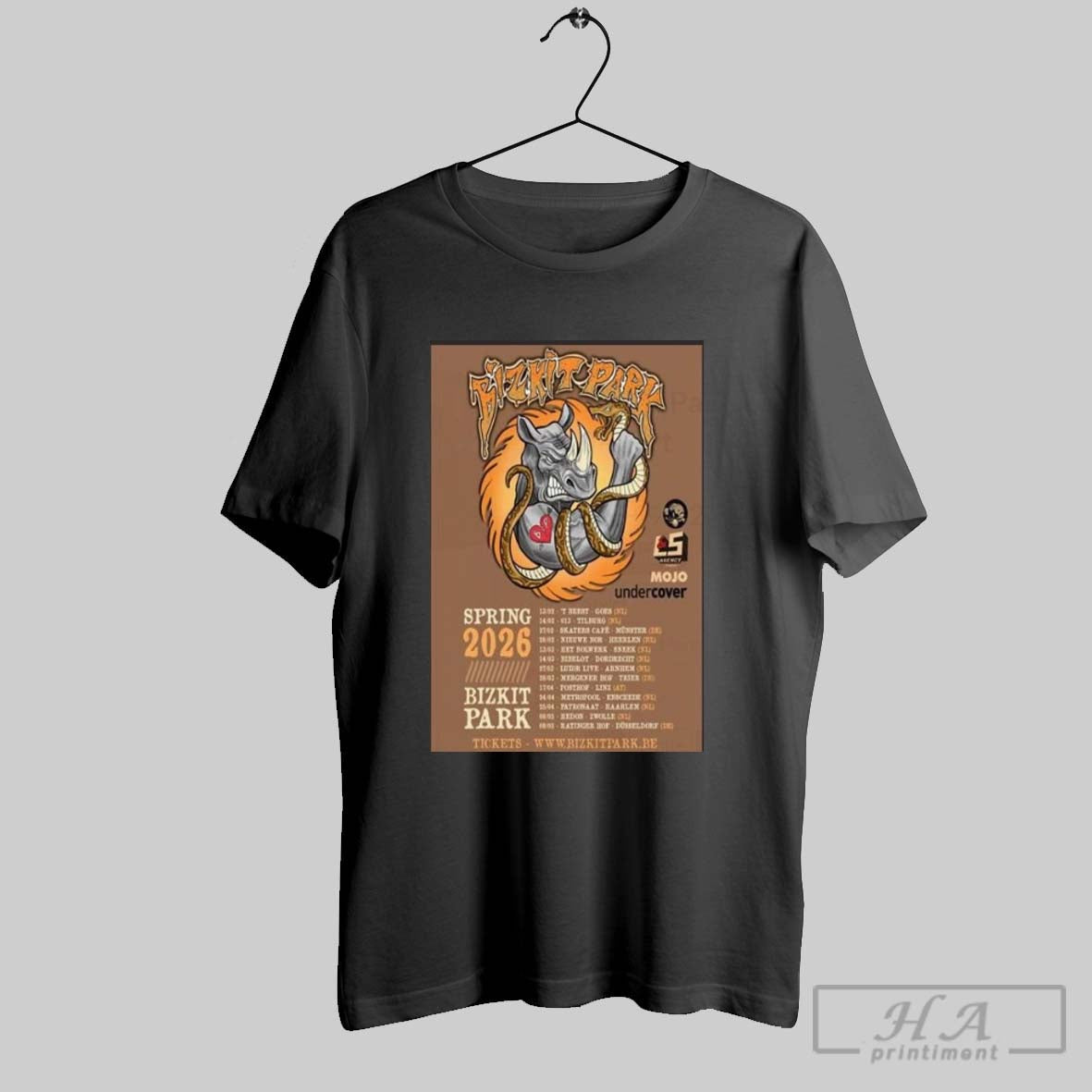 Bizkit Park Spring Tour 2026 Poster