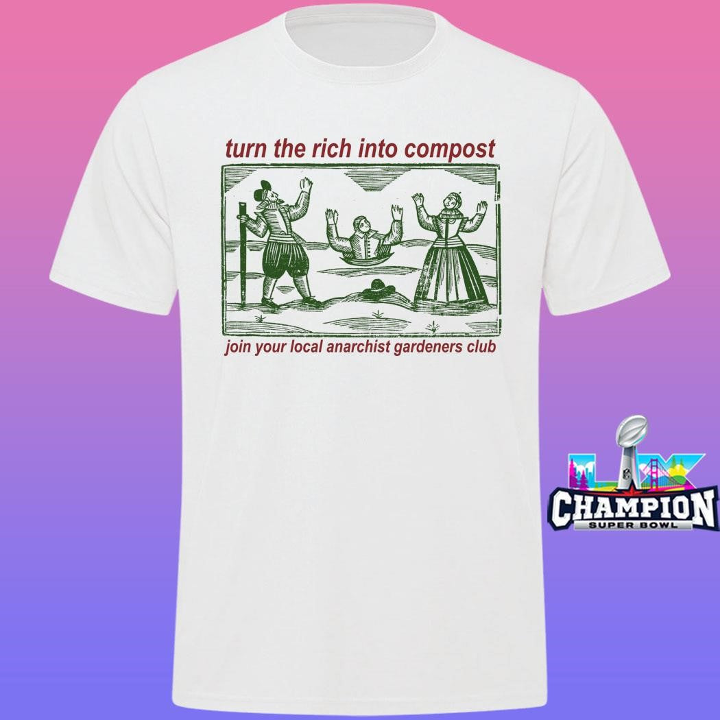 Black Lodge Press Turn The Rich Into Compost Shirt