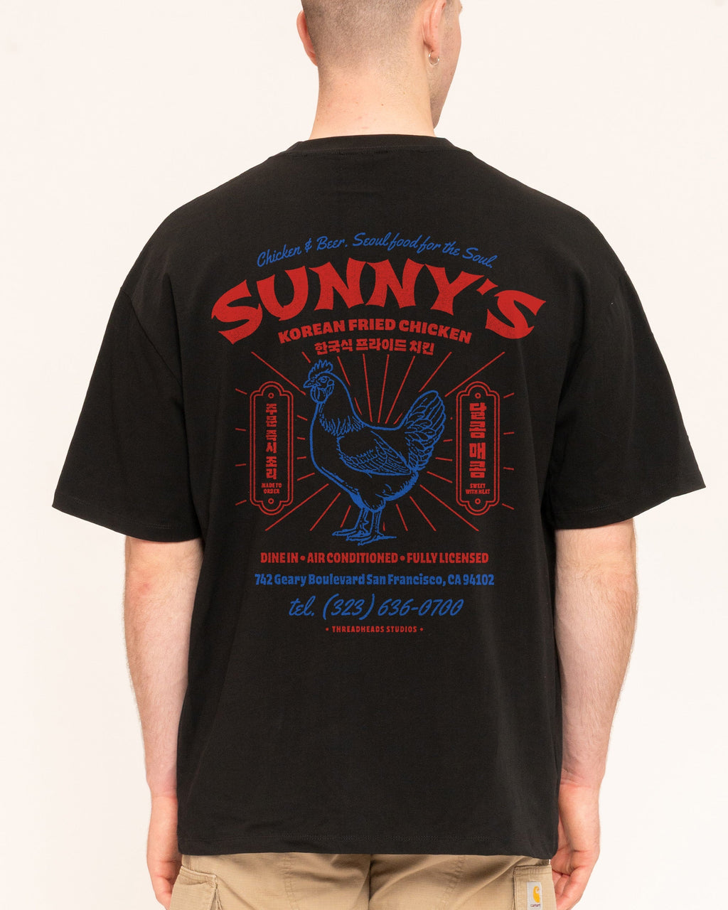 Korean Fried Chicken Oversized Tee