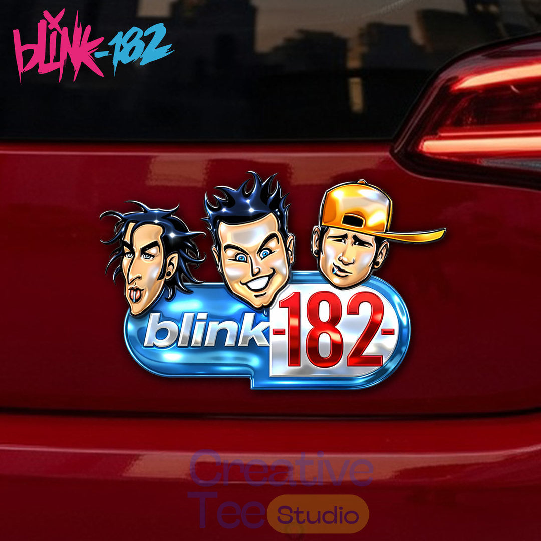 Blink-182 Premium 3D Car Name Badge