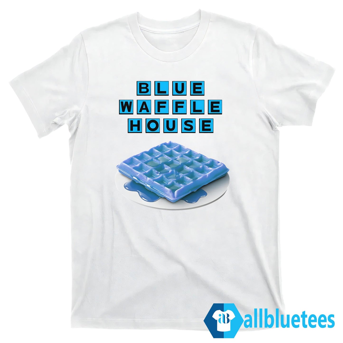 Blue Waffle House Shirt
