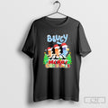 Bluey Merry Christmas Cartoon Dog Family And Santa Hats Shirt Sweater