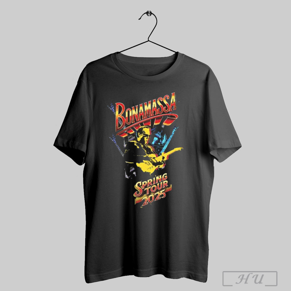 Bonamassa 2025 U S Spring Tour T Shirt