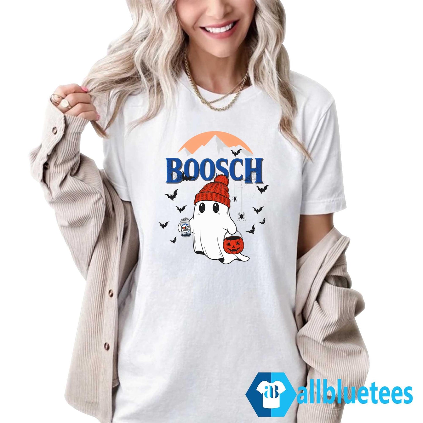 Boosch Light Boo Ghost Halloween Shirt