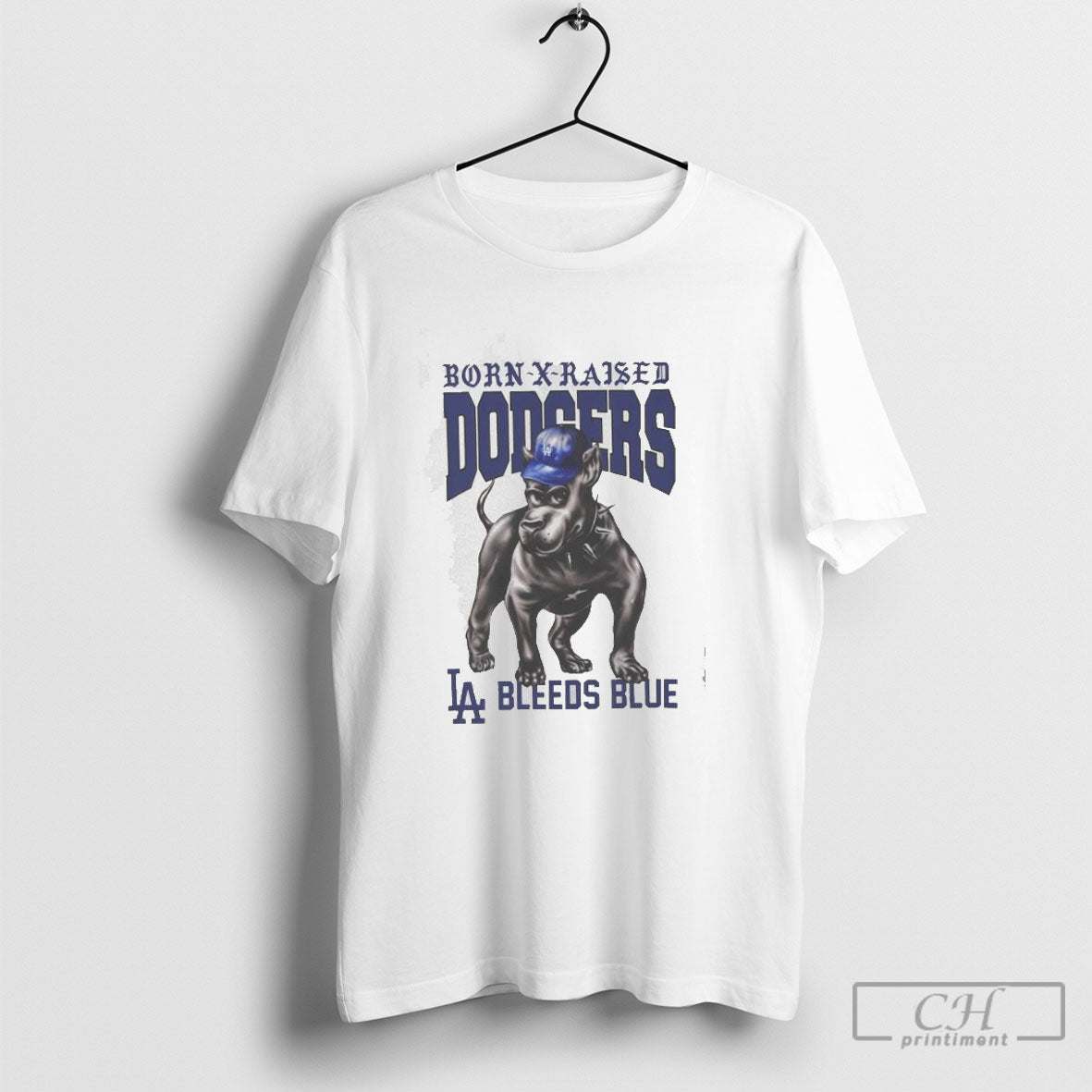 Born X Raised Dodgers Dog Bleeds Blue
