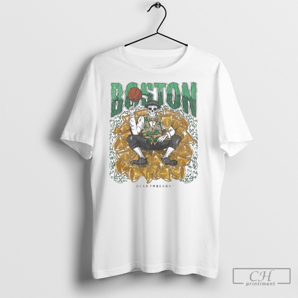 Boston Celtics Dead Threads Skeleton Trophy