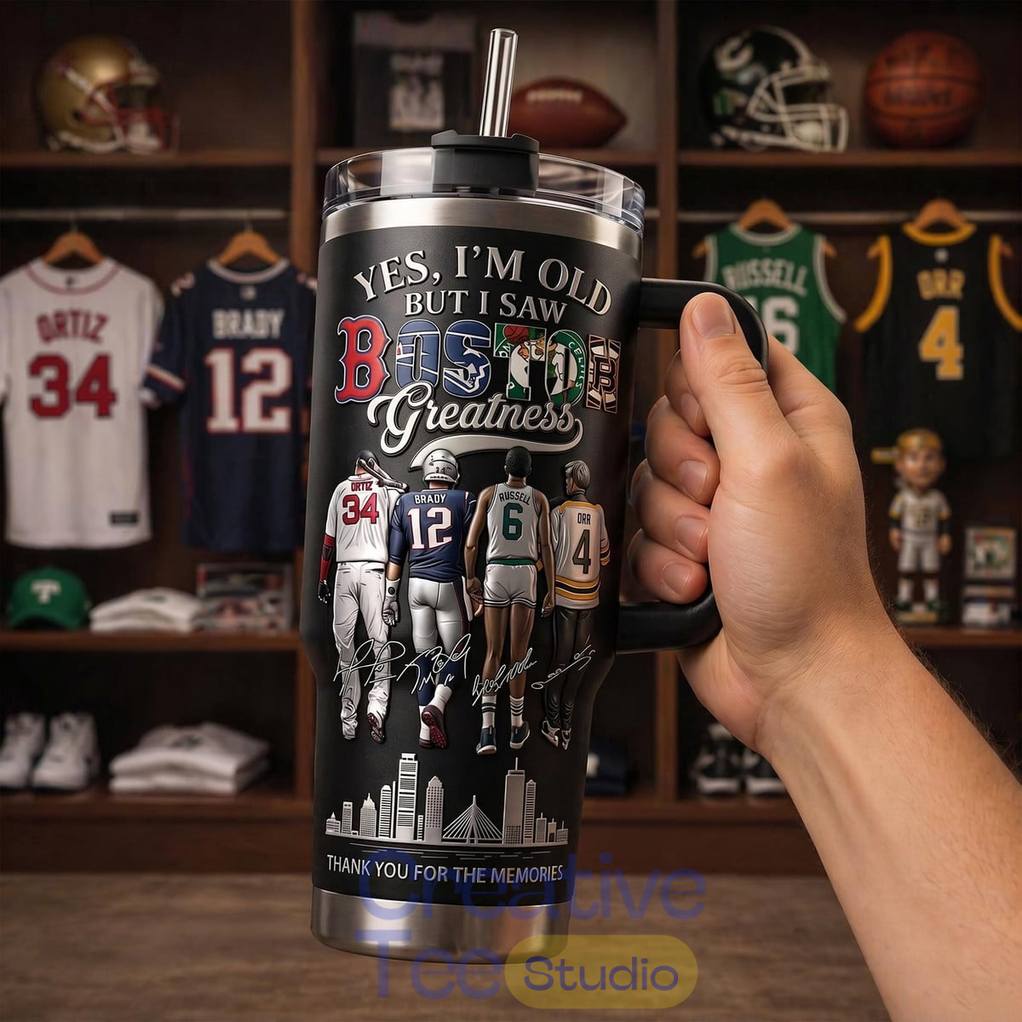 Boston Sport Teams Greatness Special Tumbler