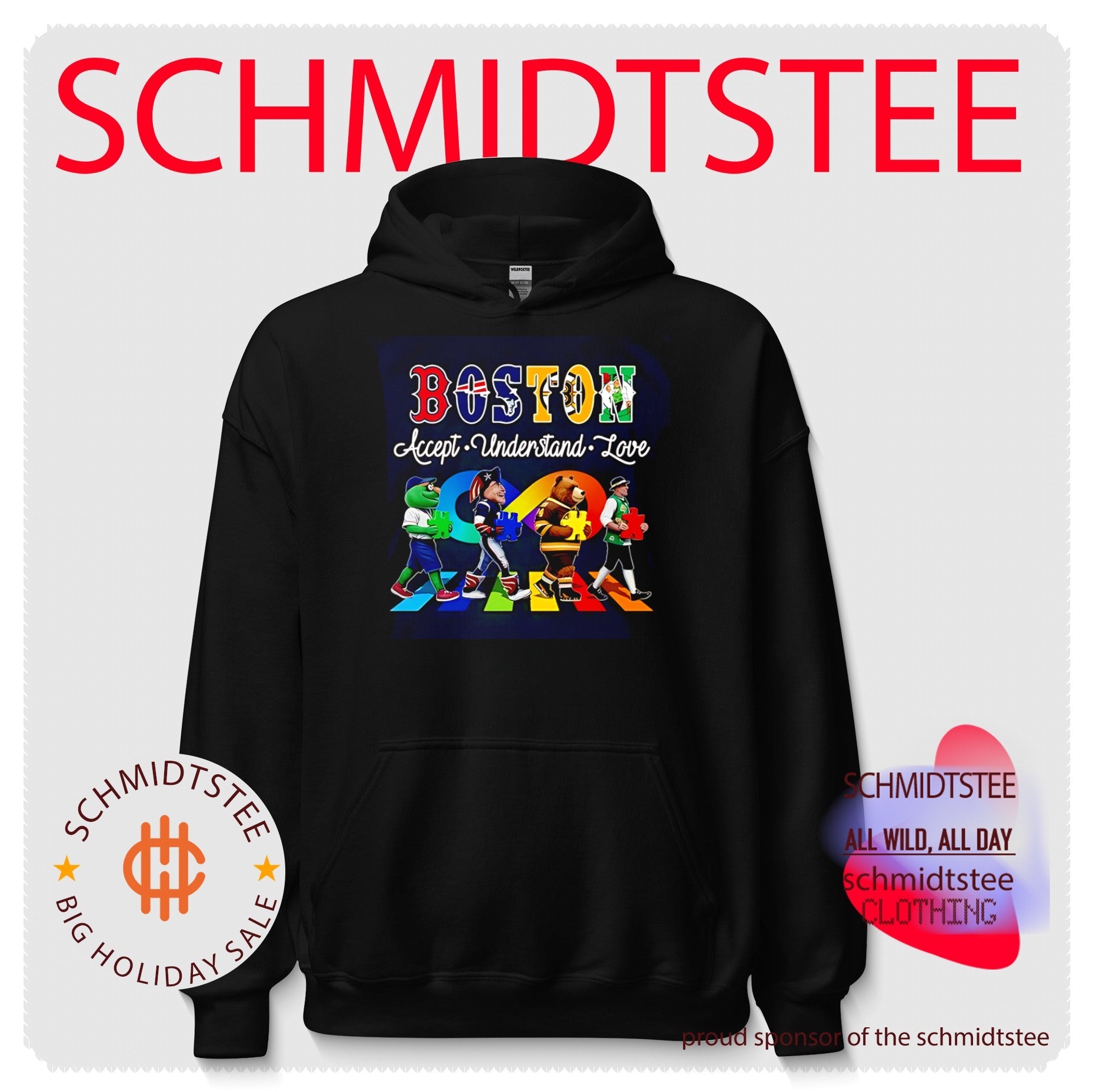 Boston Sports accept understand love mascot shirt