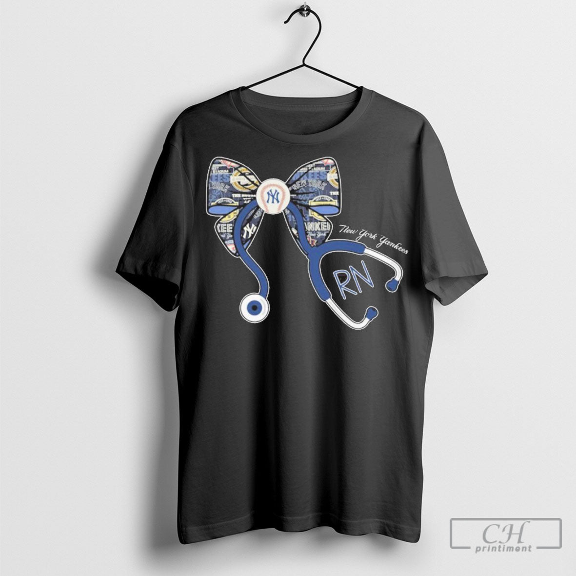 Bow Tie Nurse New York Yankees