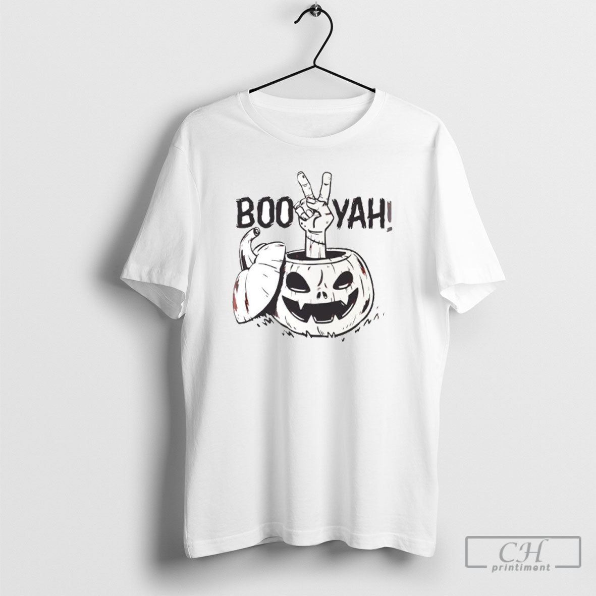 Boys Halloween Boo Yah Pumpkin