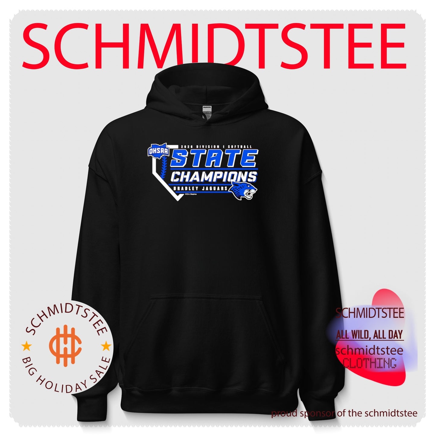 Bradley Jaguars 2026 OHSAA Softball D1 State Champions shirt
